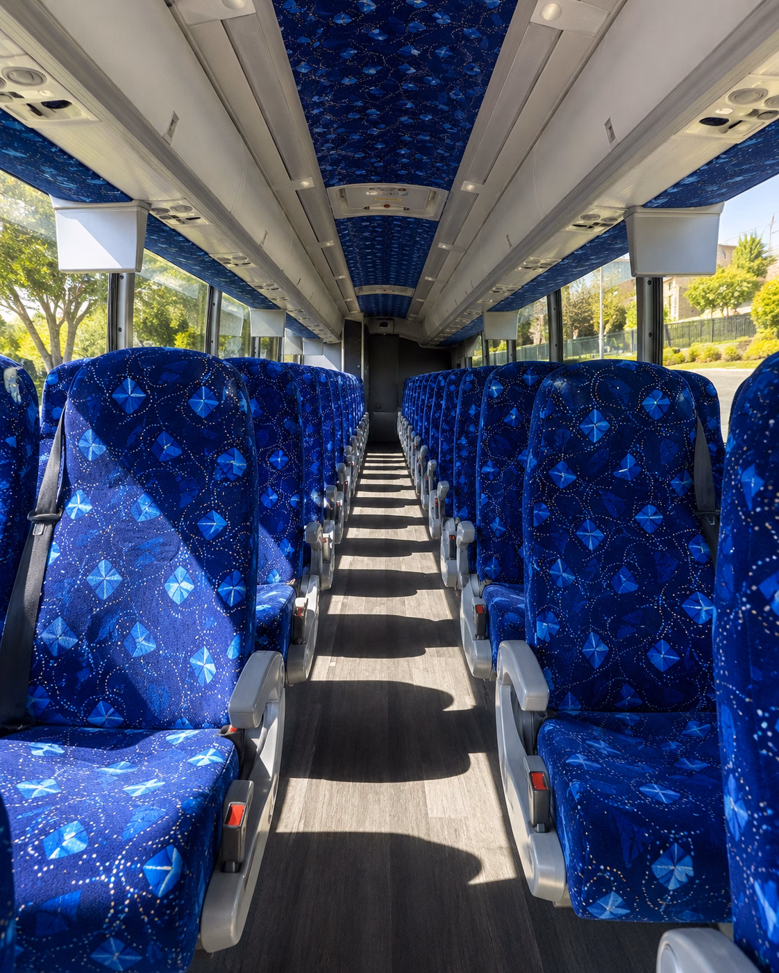 el monte airport transportation onboard seating