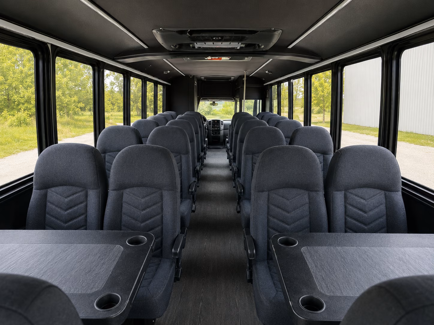 el monte wedding transportation onboard seating